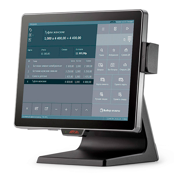 Сенсорный POS терминал АТОЛ Jazz 15 Pro (J6412, SSD 128 GB, 8GB DDR4)